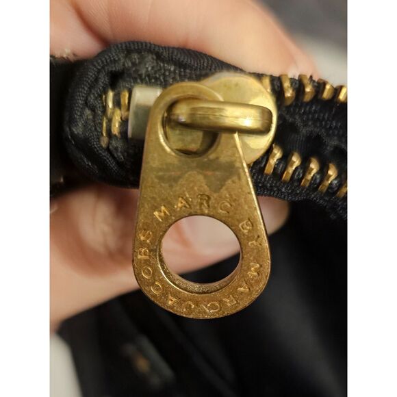 Marc by Marc Jacobs black nylon crossbody purse dual front pockets, Q style, Y2K - Picture 12 of 15